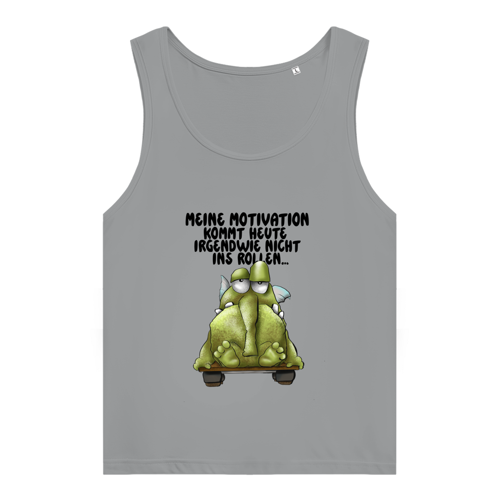 Damen Premium Organic Tank Top Meine Motivation kommt heute irgendwie nicht... Design 2