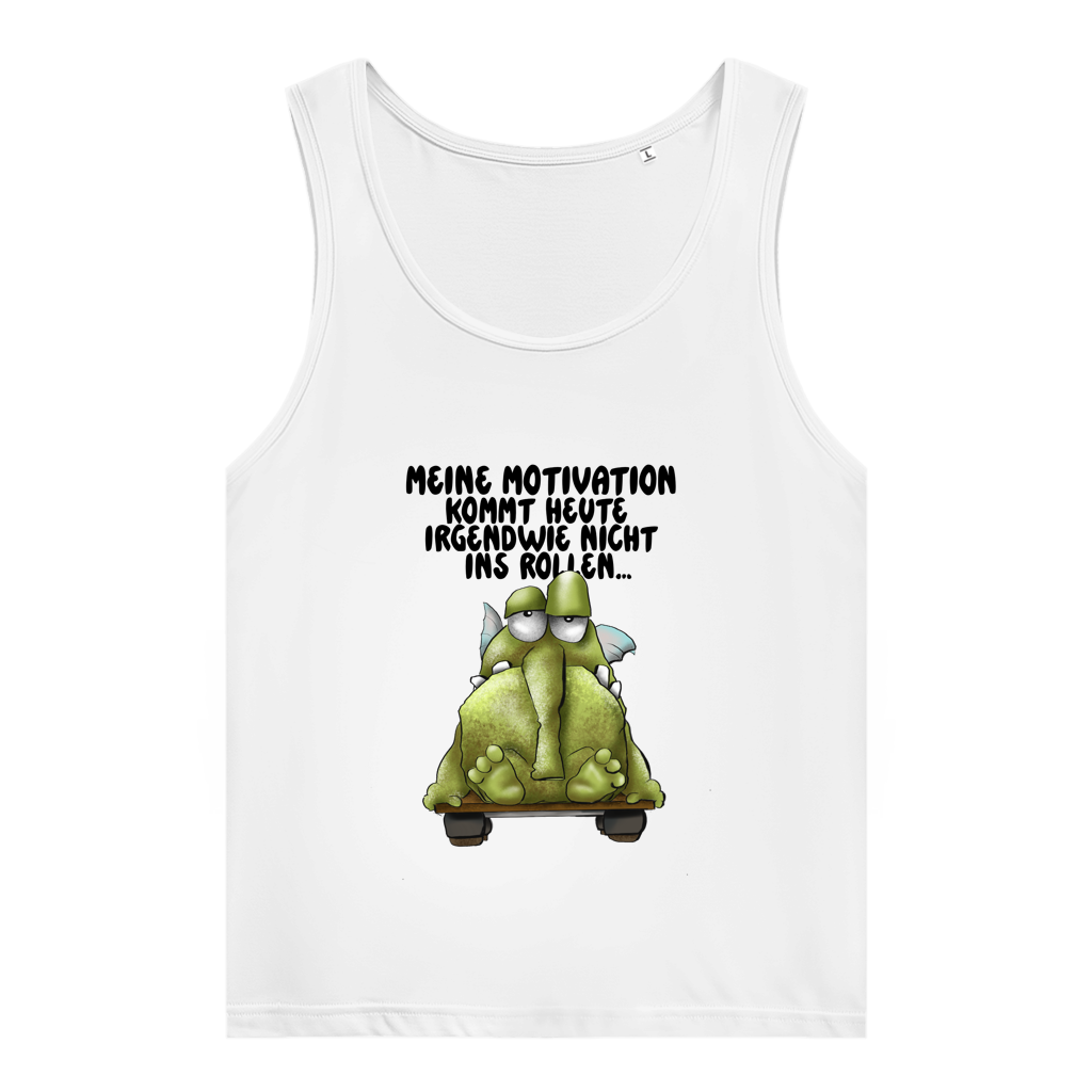 Damen Premium Organic Tank Top Meine Motivation kommt heute irgendwie nicht... Design 2