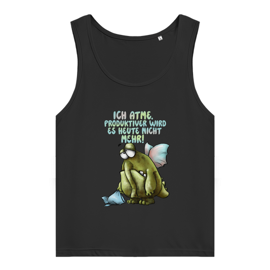 Damen Premium Organic Tank Top Ich atme. Produktiver wird es ... Design 1