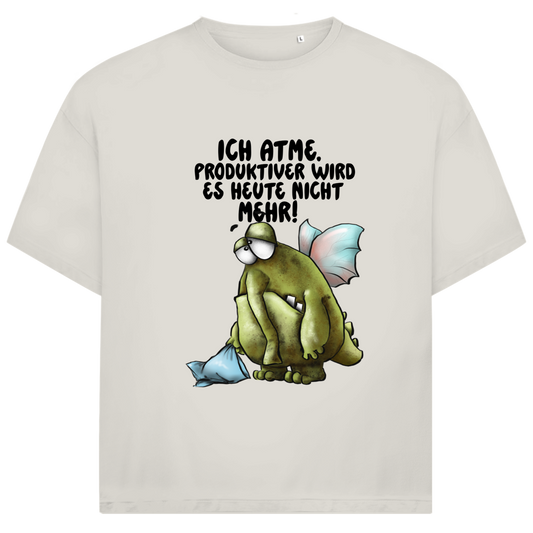 Jack and Jones Oversize T-Shirt Ich atme. Produktiver wird es heute ... Design 2