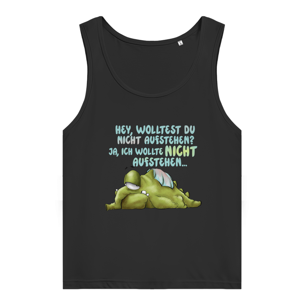 Damen Premium Organic Tank Top Hey, wolltest du nicht aufstehen? Design 1