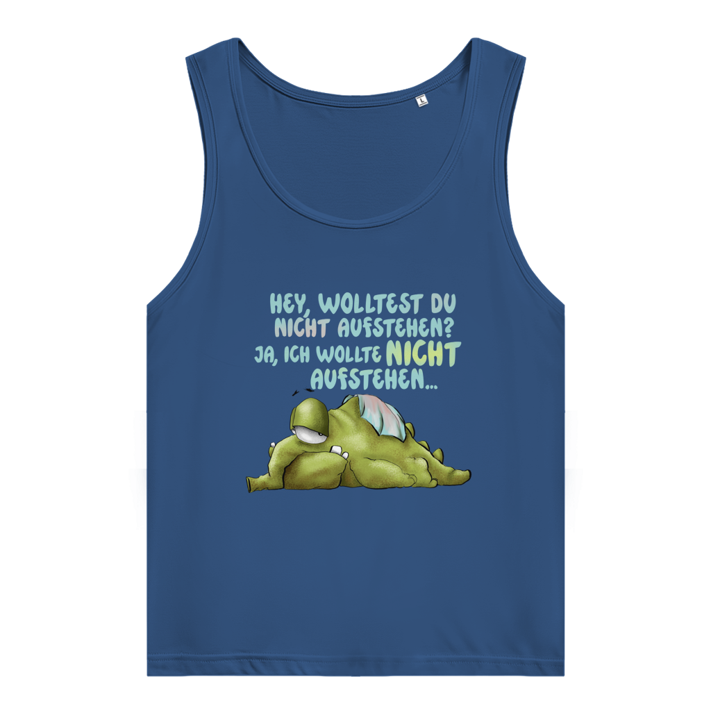 Damen Premium Organic Tank Top Hey, wolltest du nicht aufstehen? Design 1