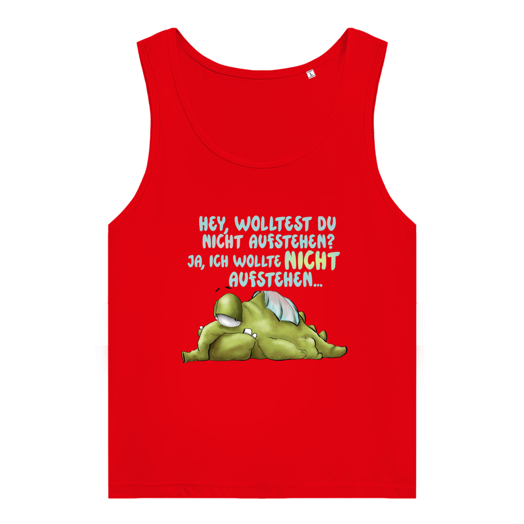 Damen Premium Organic Tank Top Hey, wolltest du nicht aufstehen? Design 1