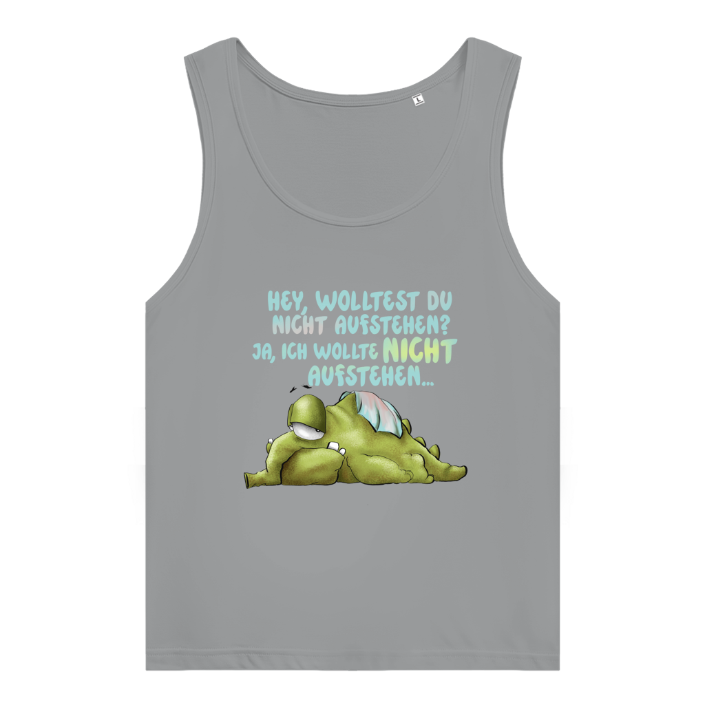 Damen Premium Organic Tank Top Hey, wolltest du nicht aufstehen? Design 1
