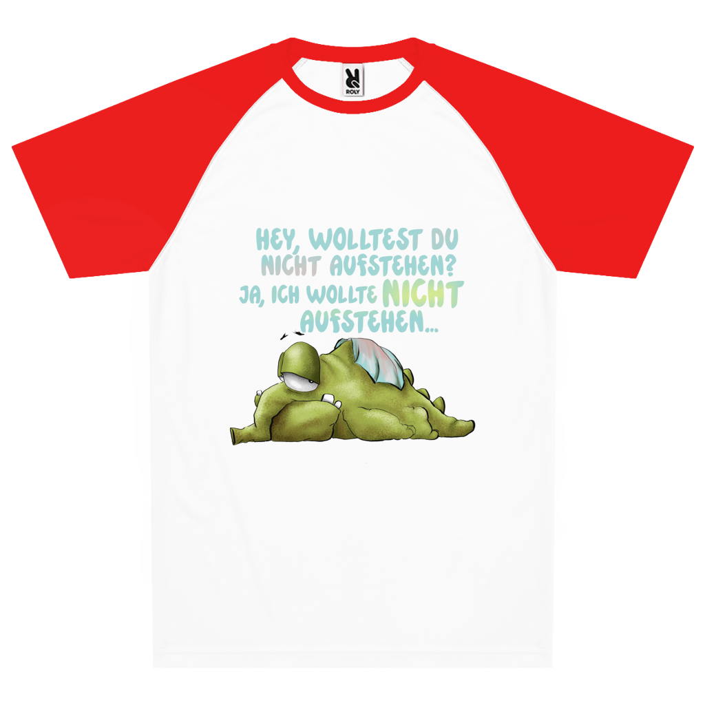 Team Trikot Hey, wolltest du nicht aufstehen? Design 1