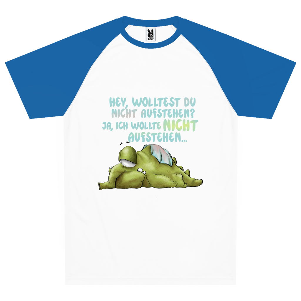 Team Trikot Hey, wolltest du nicht aufstehen? Design 1
