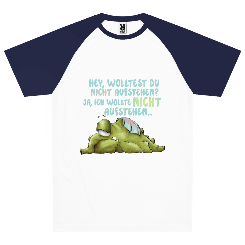 Team Trikot Hey, wolltest du nicht aufstehen? Design 1