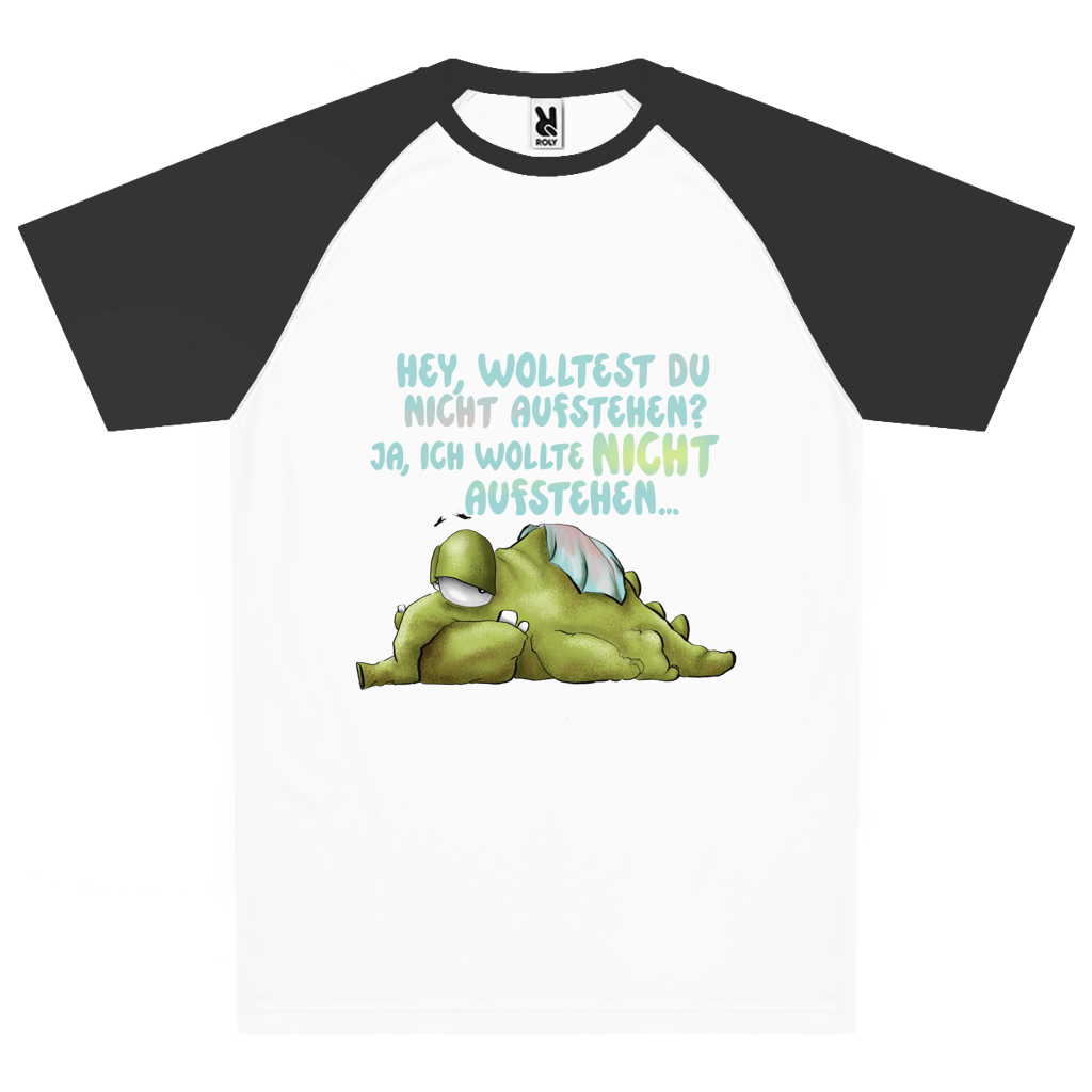 Team Trikot Hey, wolltest du nicht aufstehen? Design 1