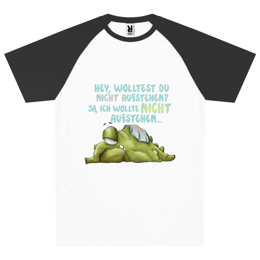 Team Trikot Hey, wolltest du nicht aufstehen? Design 1