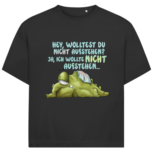 Jack and Jones Oversize T-Shirt Hey, wolltest du nicht aufstehen? Design 1