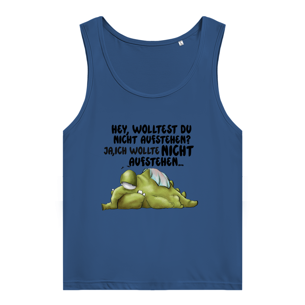 Damen Premium Organic Tank Top Hey, wolltest du nicht aufstehen? Deisgn 2