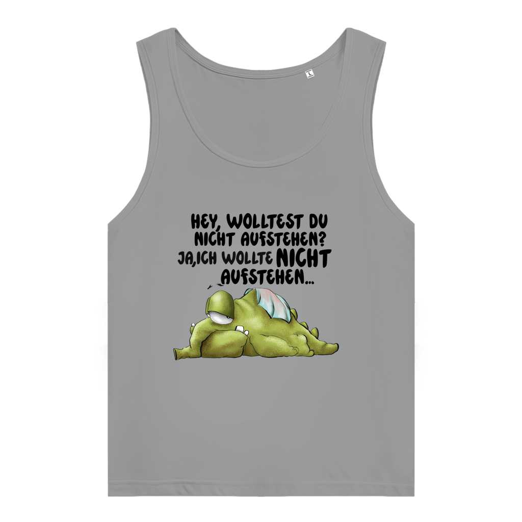 Damen Premium Organic Tank Top Hey, wolltest du nicht aufstehen? Deisgn 2