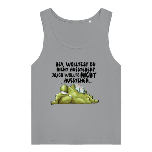 Damen Premium Organic Tank Top Hey, wolltest du nicht aufstehen? Deisgn 2