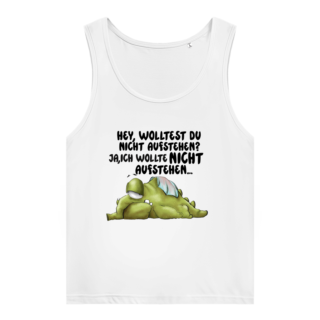 Damen Premium Organic Tank Top Hey, wolltest du nicht aufstehen? Deisgn 2