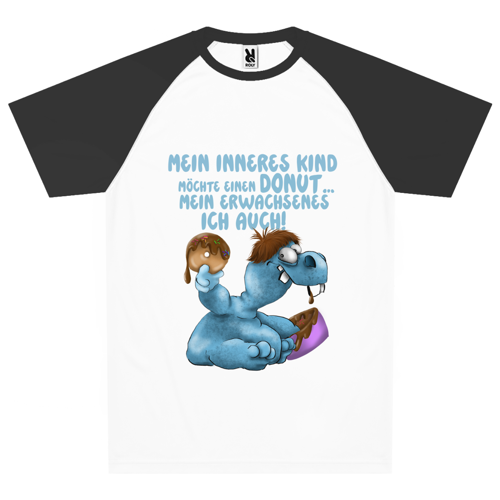 Team Trikot Mein inneres Kind möchte einen Donut... Design 1