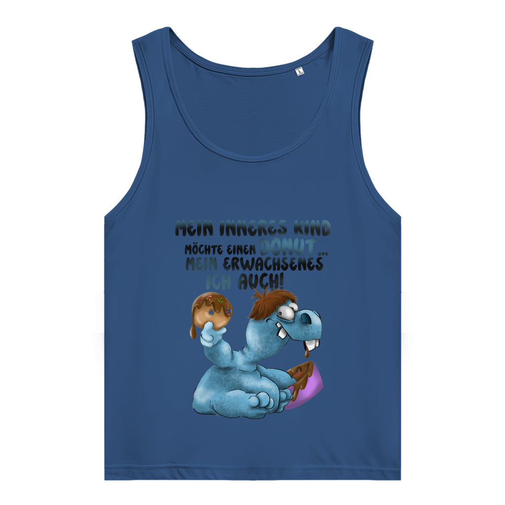 Damen Premium Organic Tank Top Mein inneres Kind möchte einen Donut... Design 2