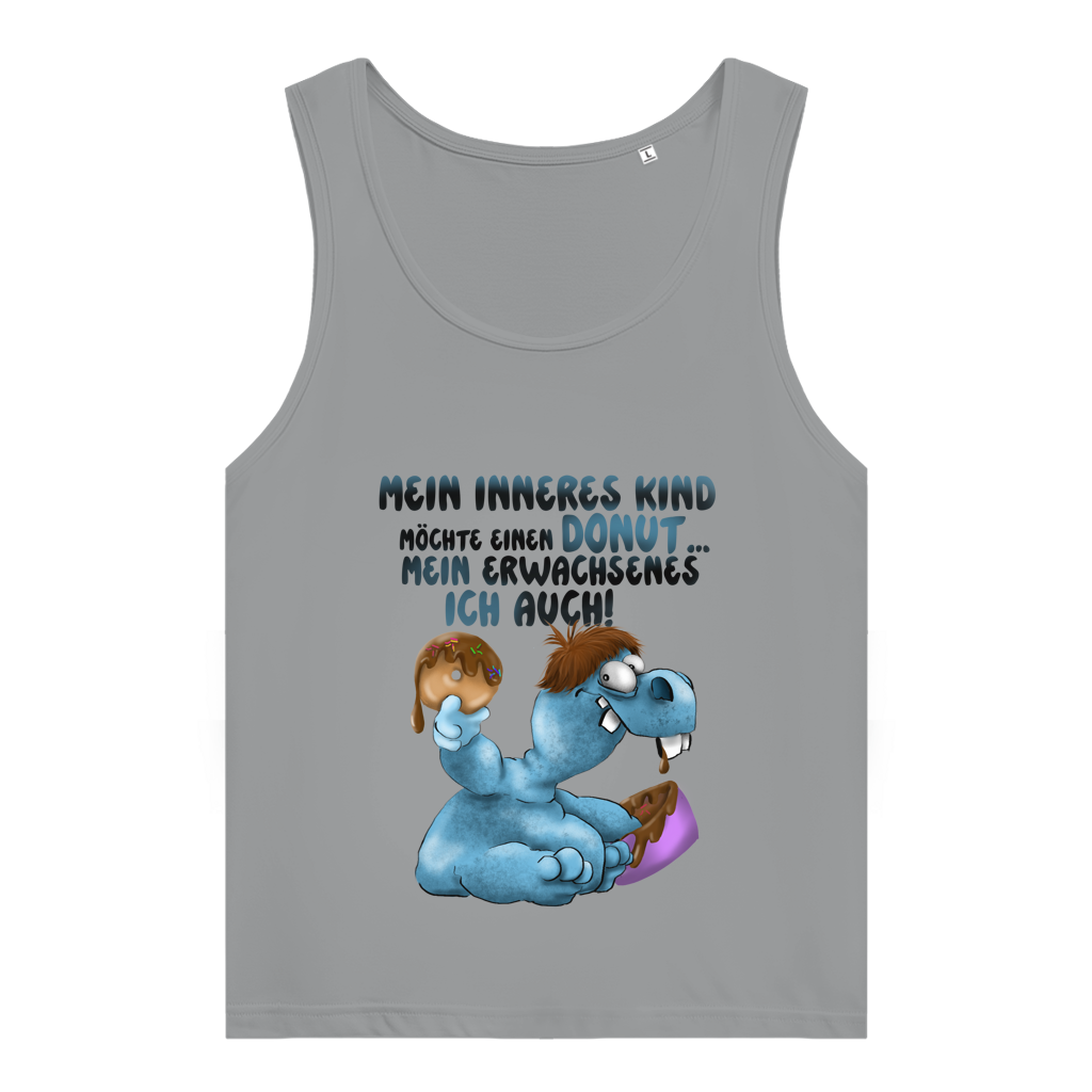 Damen Premium Organic Tank Top Mein inneres Kind möchte einen Donut... Design 2