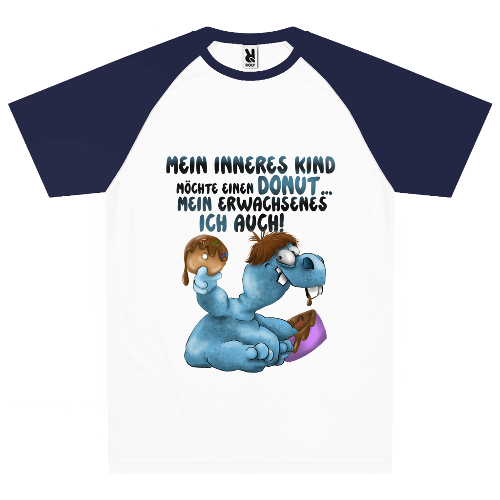 Team Trikot Mein inneres Kind möchte einen Donut... Design 2