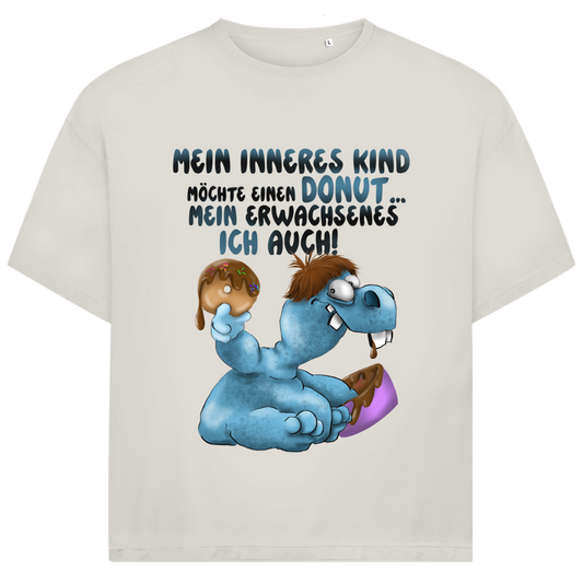Jack and Jones Oversize T-Shirt Mein inneres Kind möchte einen Donut... Design 2