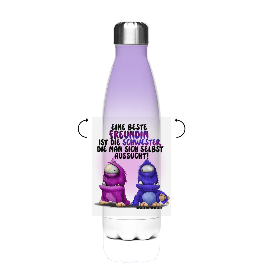 Edelstahl-Thermoflasche Eine Beste Freundin ist die Schwester, die man sich ...
