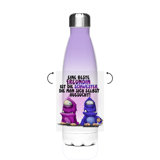 Edelstahl-Thermoflasche Eine Beste Freundin ist die Schwester, die man sich ...