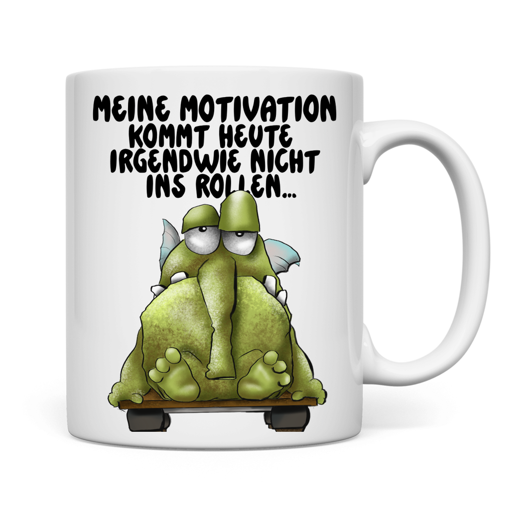 Tasse Meine Motivation kommt heute irgendwie nicht... Design 2