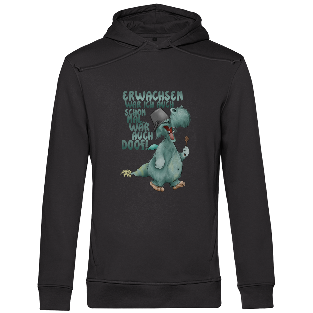 Herren Premium Bio Hoodie Erwachsen war ich auch schon mal... war auch doof