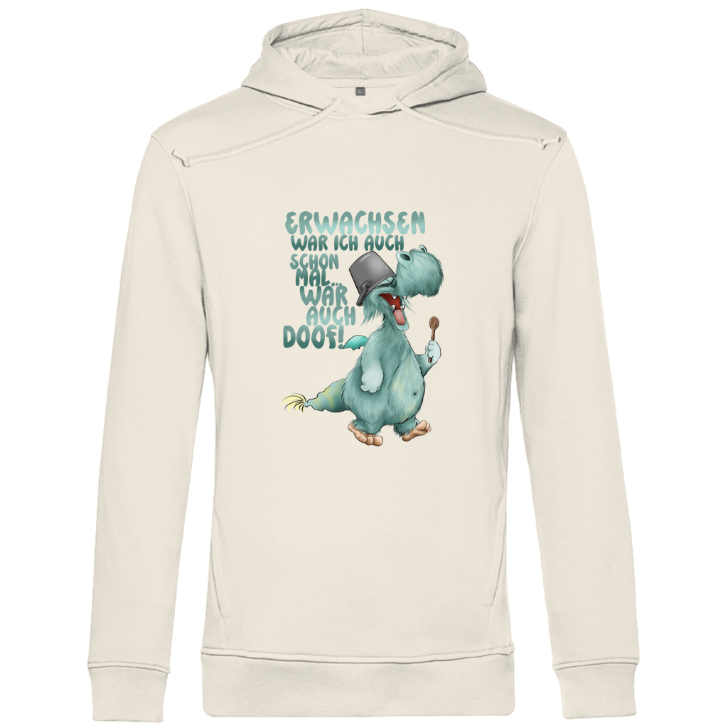 Herren Premium Bio Hoodie Erwachsen war ich auch schon mal... war auch doof