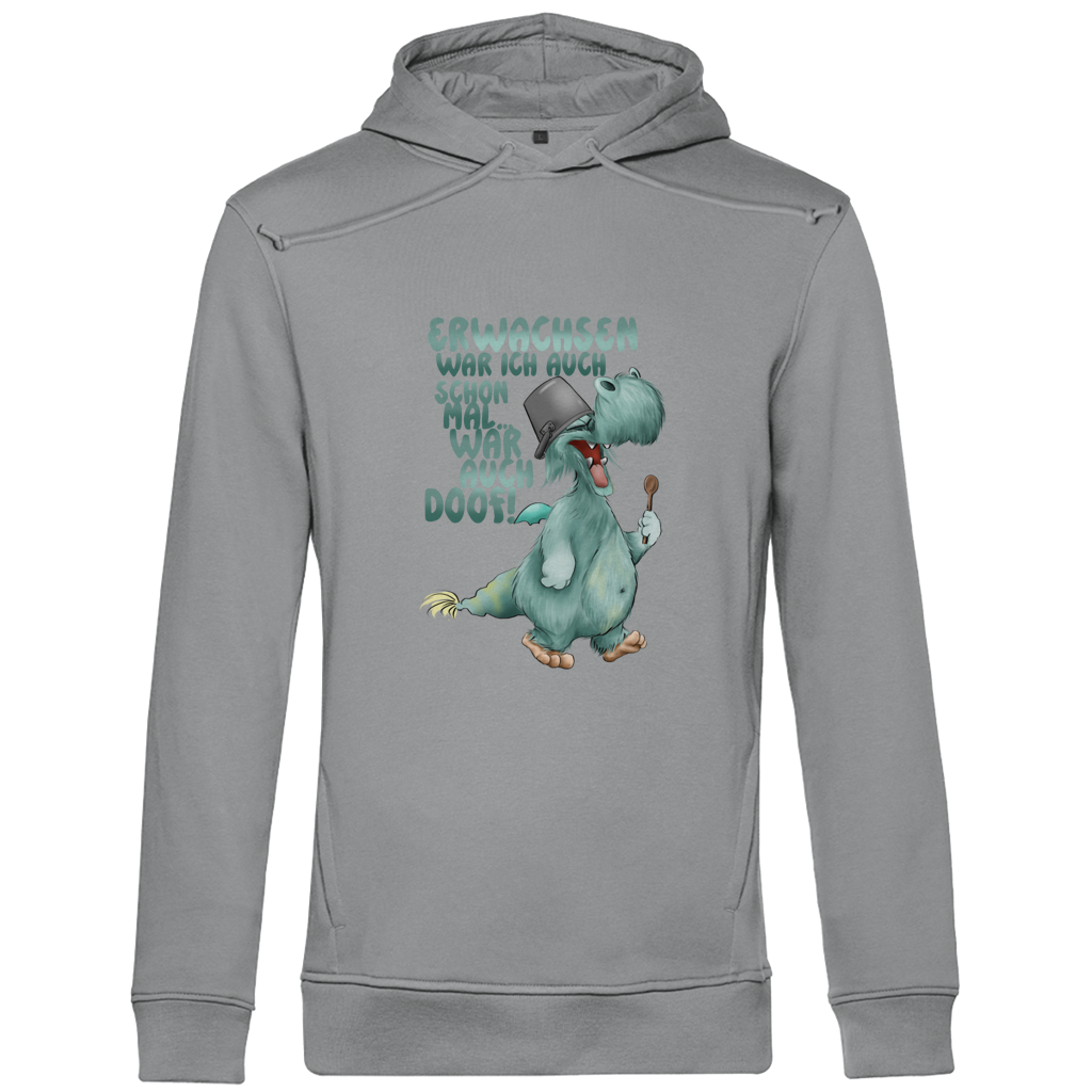 Herren Premium Bio Hoodie Erwachsen war ich auch schon mal... war auch doof
