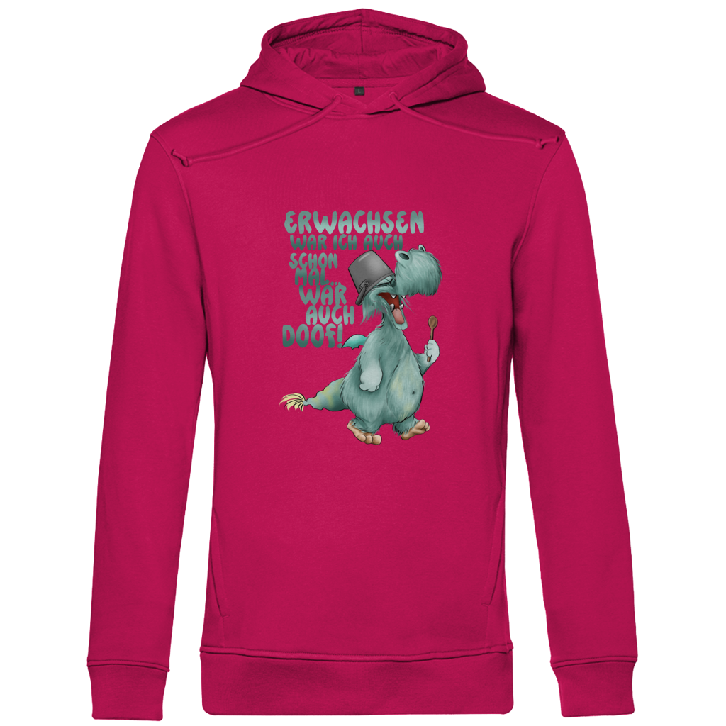 Herren Premium Bio Hoodie Erwachsen war ich auch schon mal... war auch doof