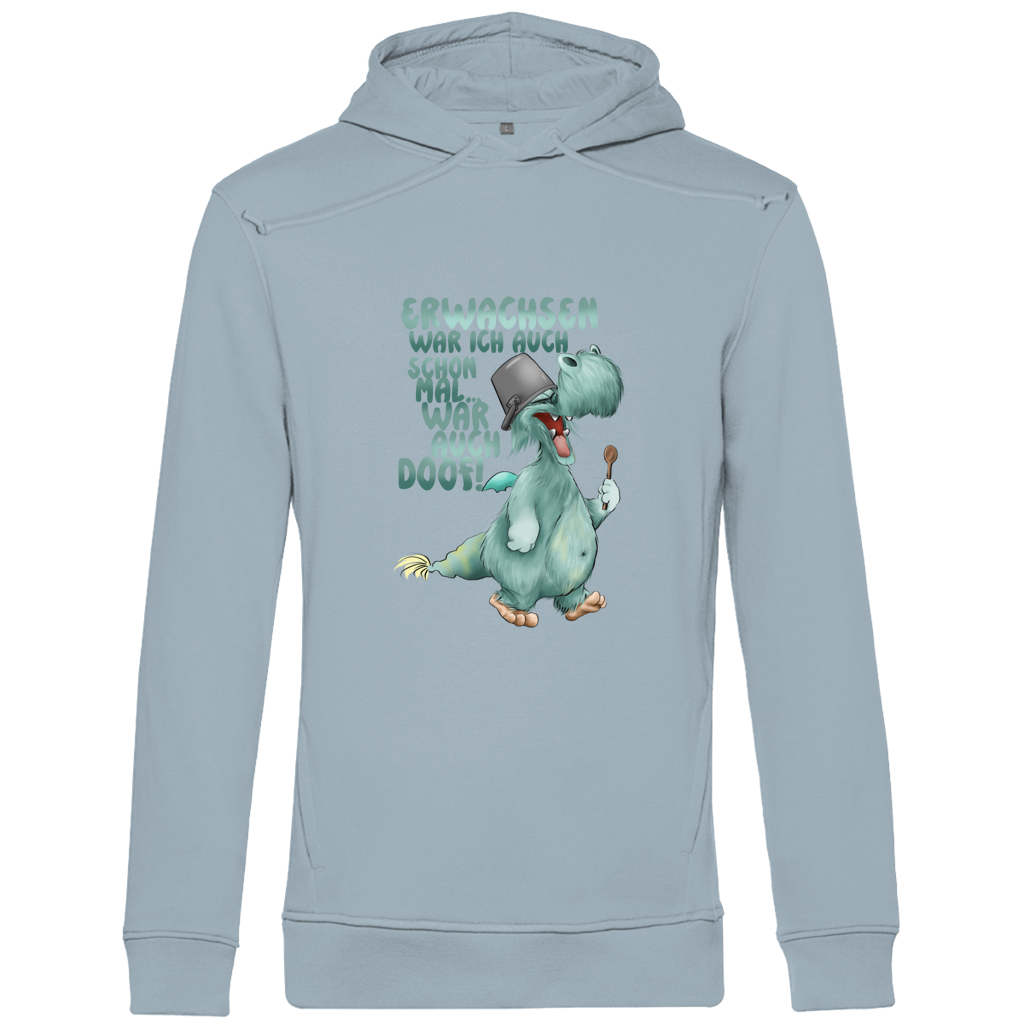 Herren Premium Bio Hoodie Erwachsen war ich auch schon mal... war auch doof