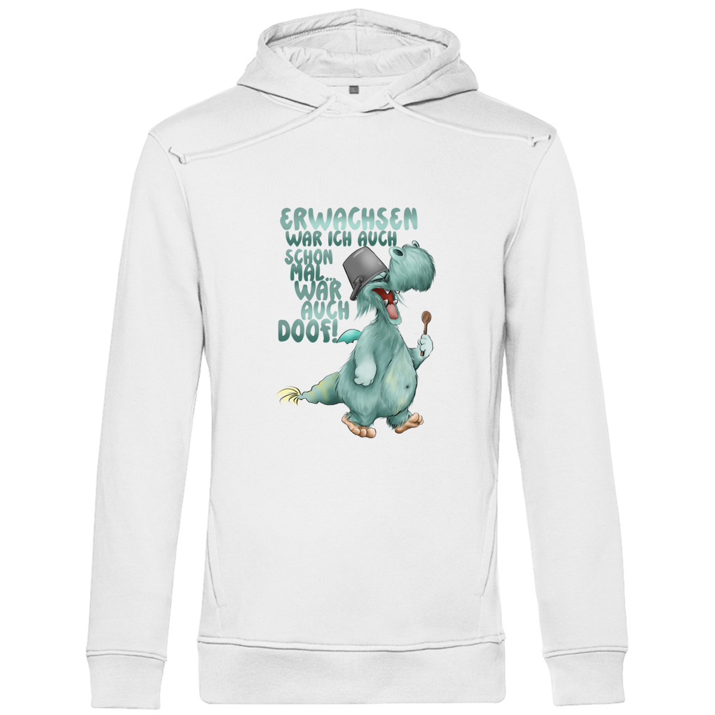 Herren Premium Bio Hoodie Erwachsen war ich auch schon mal... war auch doof