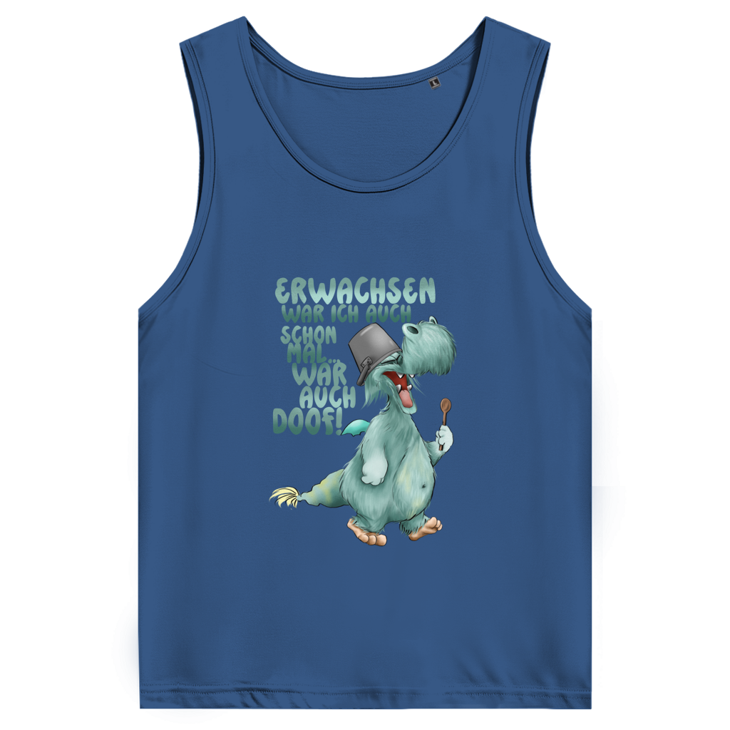 Herren Premium Tank Top Erwachsen war ich auch schon mal... war auch doof