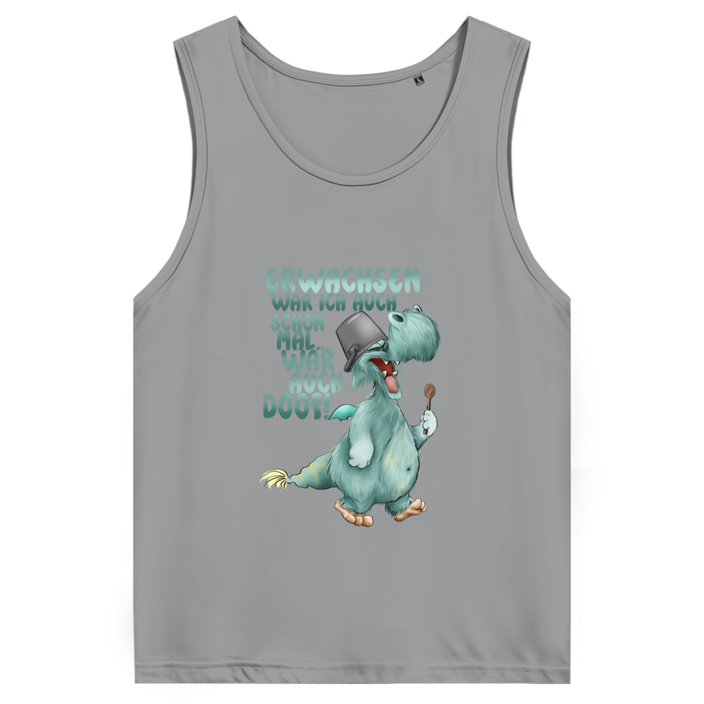 Herren Premium Tank Top Erwachsen war ich auch schon mal... war auch doof