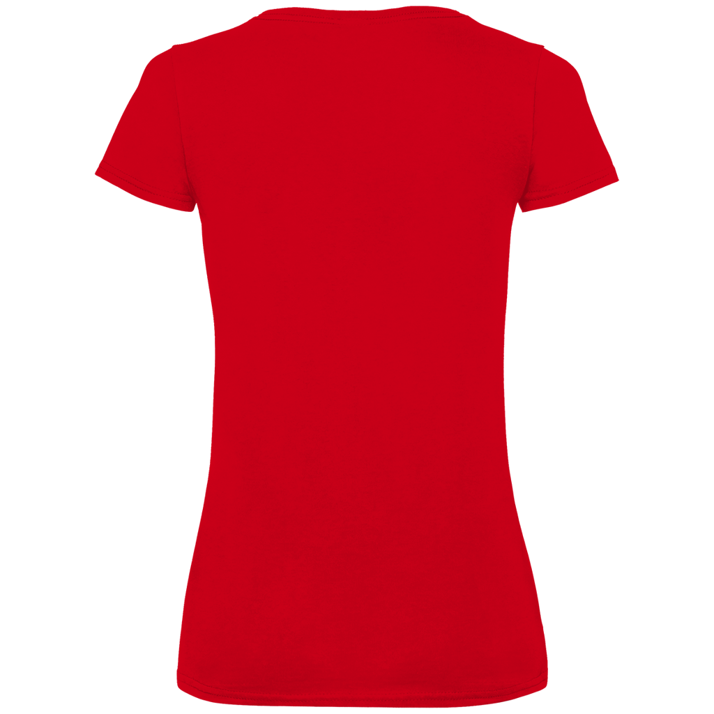 Damen Premium Bio V-Neck T-Shirt Erwachsen war ich auch schon mal... war auch doof
