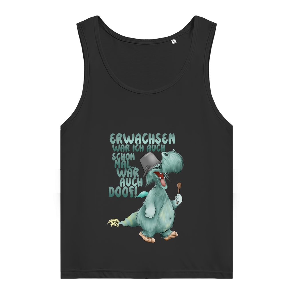 Damen Premium Organic Tank Top Erwachsen war ich auch schon mal... war auch doof