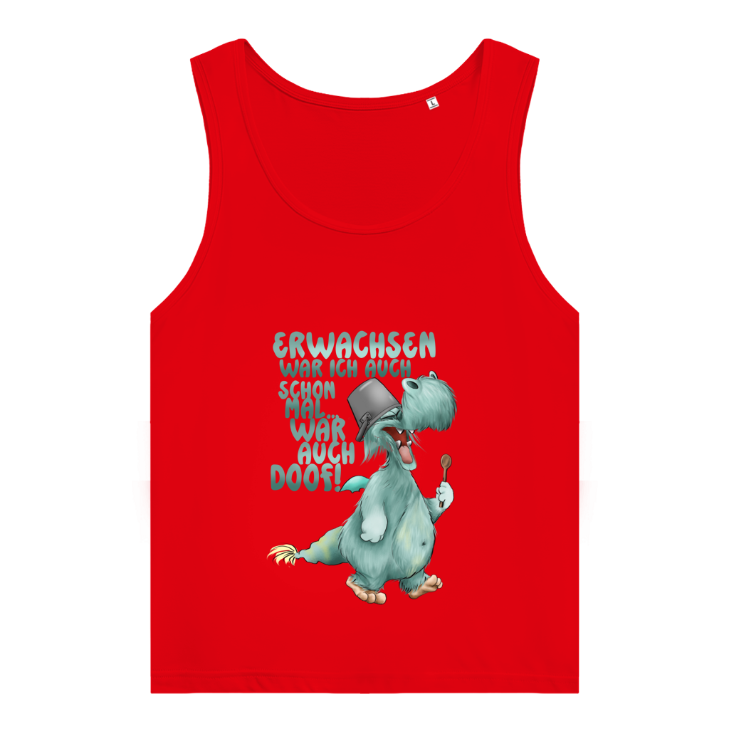 Damen Premium Organic Tank Top Erwachsen war ich auch schon mal... war auch doof