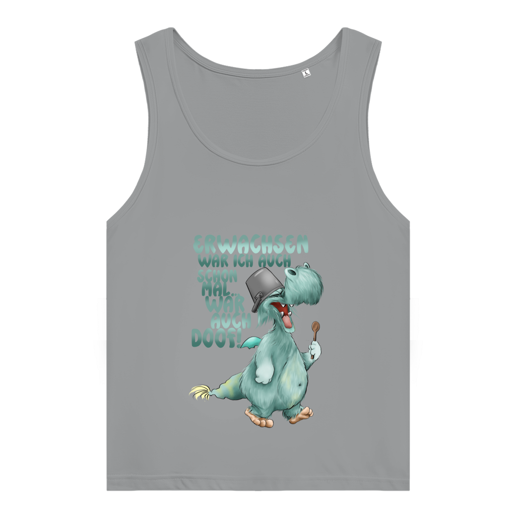 Damen Premium Organic Tank Top Erwachsen war ich auch schon mal... war auch doof