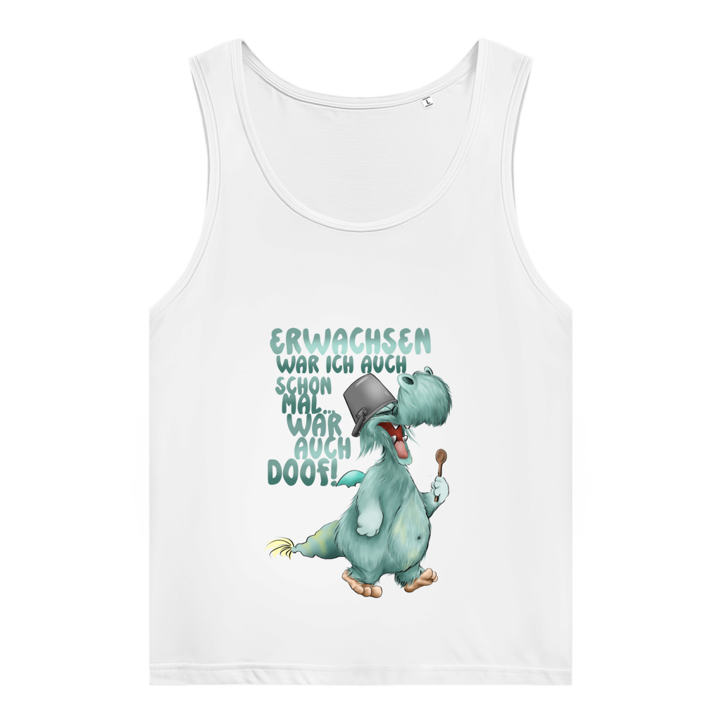 Damen Premium Organic Tank Top Erwachsen war ich auch schon mal... war auch doof