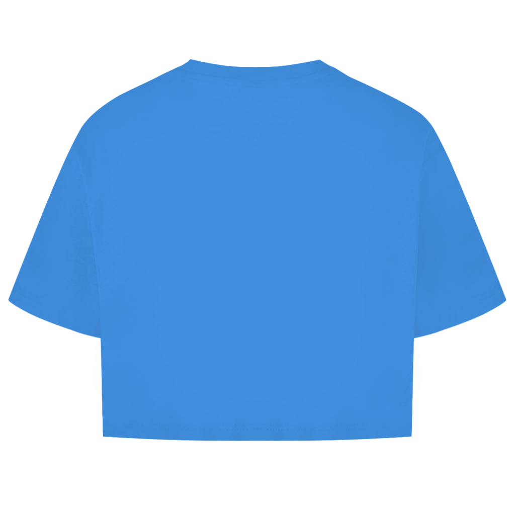 Damen Oversize Crop Top Erwachsen war ich auch schon mal... war auch doof