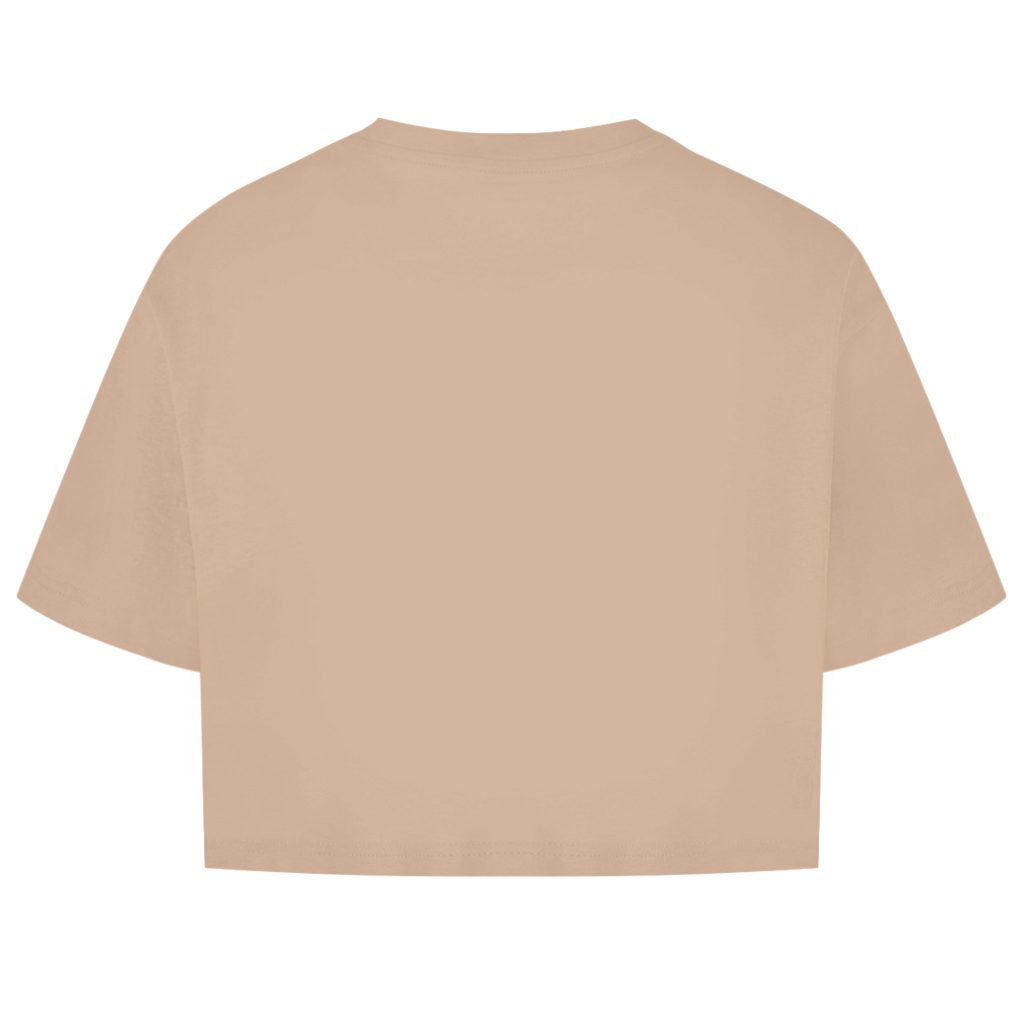 Damen Oversize Crop Top Erwachsen war ich auch schon mal... war auch doof