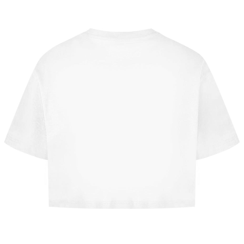 Damen Oversize Crop Top Erwachsen war ich auch schon mal... war auch doof