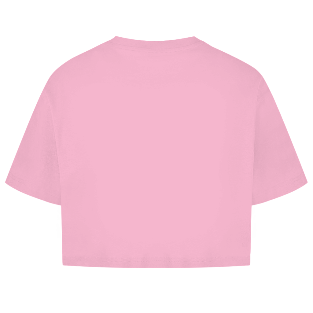 Damen Oversize Crop Top Erwachsen war ich auch schon mal... war auch doof