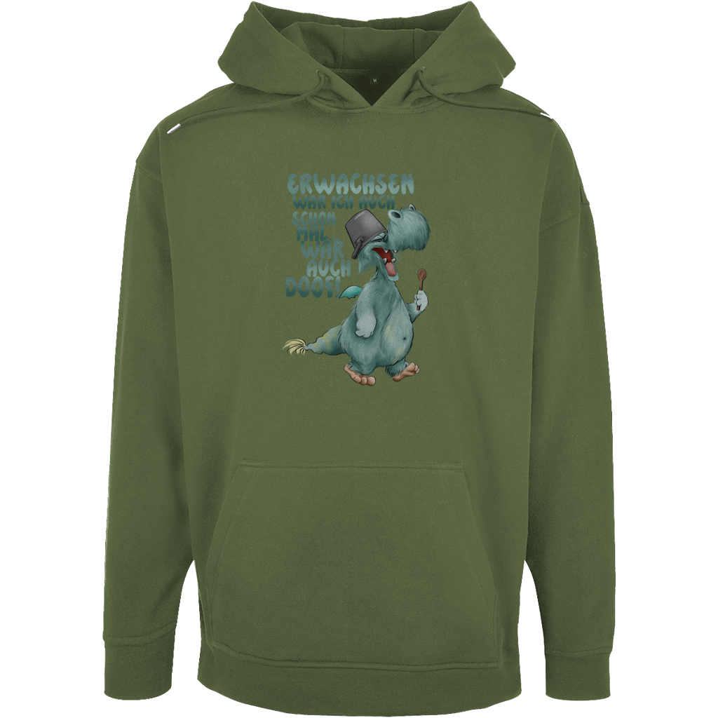 Unisex Oversize Hoodie Erwachsen war ich auch schon mal... war auch doof