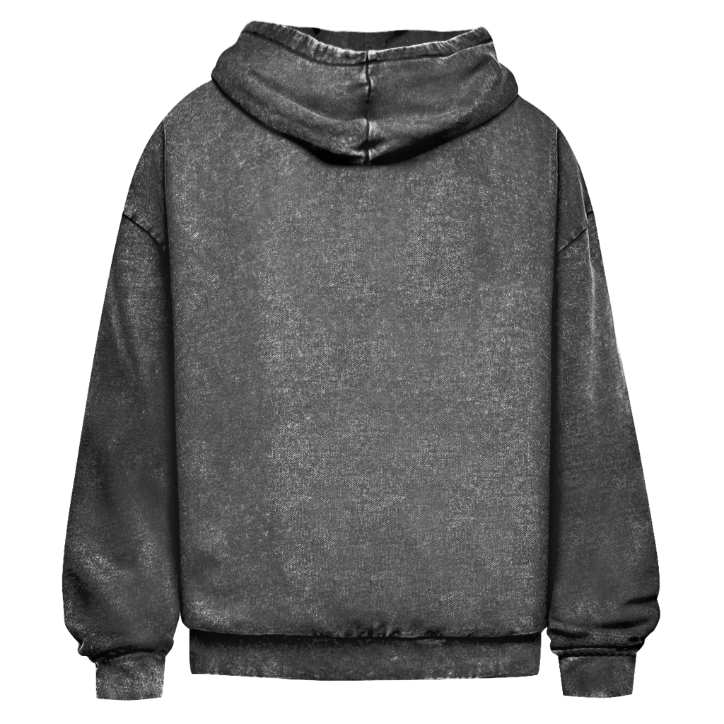 Oversize Washed Hoodie Erwachsen war ich auch schon mal... war auch doof