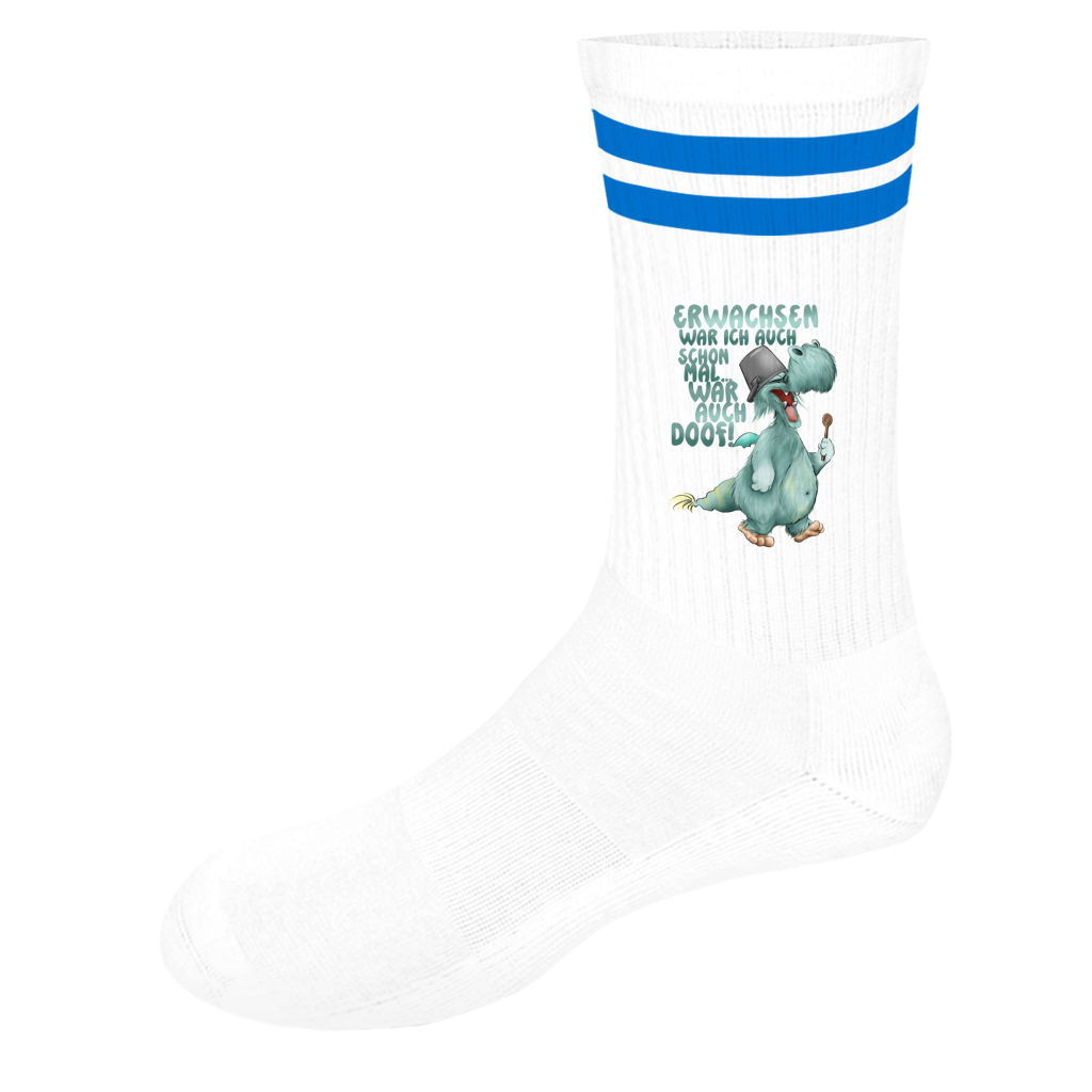 Socken mit Streifen Erwachsen war ich auch schon mal... war auch doof