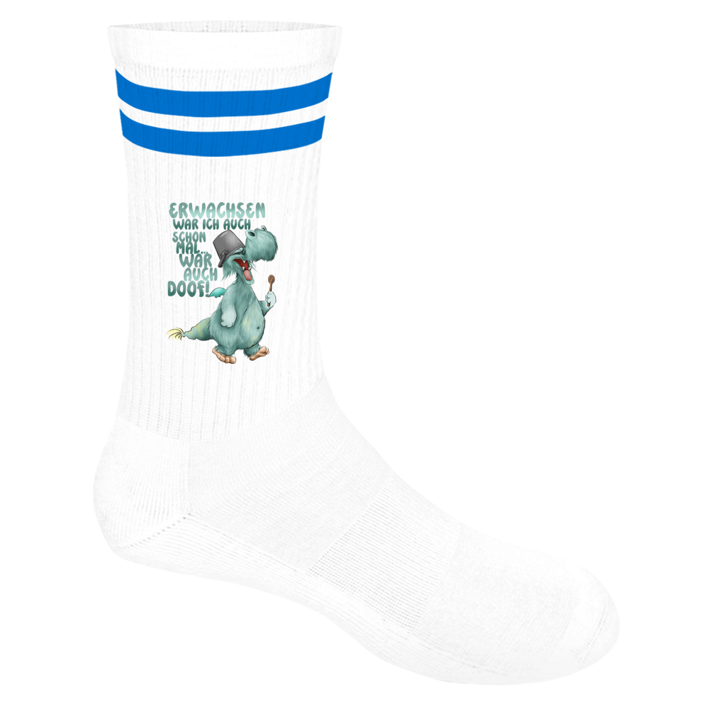 Socken mit Streifen Erwachsen war ich auch schon mal... war auch doof