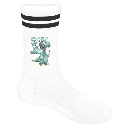 Socken mit Streifen Erwachsen war ich auch schon mal... war auch doof