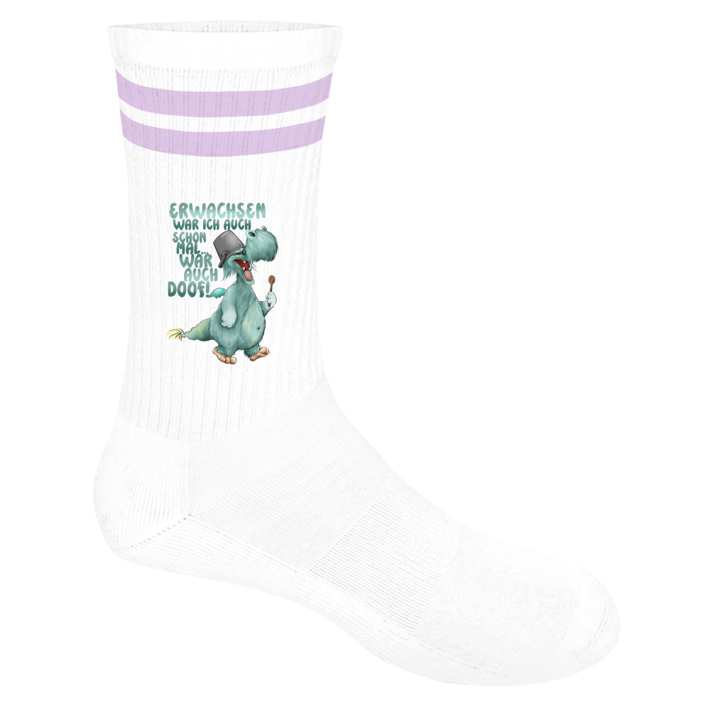 Socken mit Streifen Erwachsen war ich auch schon mal... war auch doof
