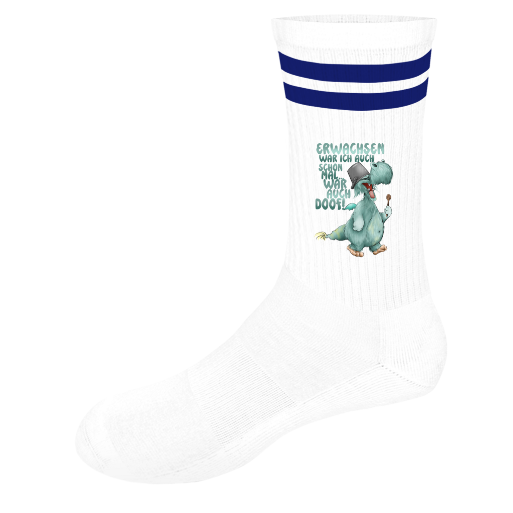 Socken mit Streifen Erwachsen war ich auch schon mal... war auch doof